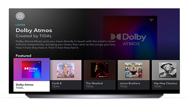 TIDAL, streaming de música e entretenimento, chega aos usuários de TVs LG