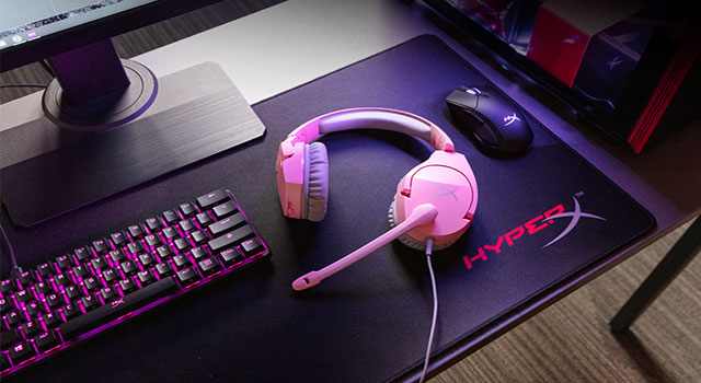 Read more about the article Pink chega aos headsets Cloud Stinger da HyperX