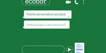 Ecobot Nestlé ajuda a encontrar pontos de coleta seletiva