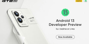 Novo Android 13 Beta 1 estará disponível para realme GT 2 Pro