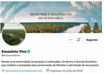 Natura lança perfil no Twitter pela conservação da Amazônia