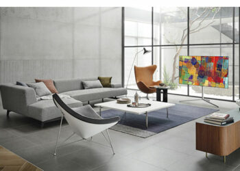 LG presenteia clientes com suporte premium Gallery Stand