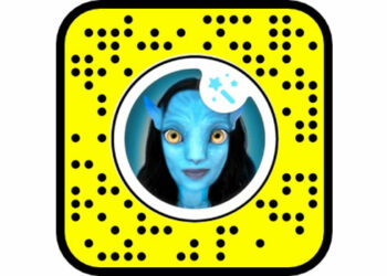 Snapchat com lente de realidade aumentada de Avatar