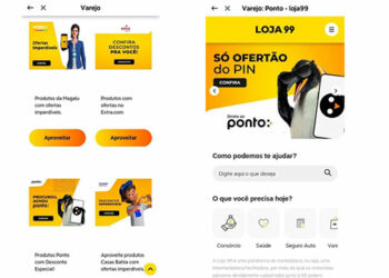 99Pay tem loja virtual em parceria com grandes marcas