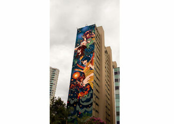 Genshin Impact ganha mural em São Paulo