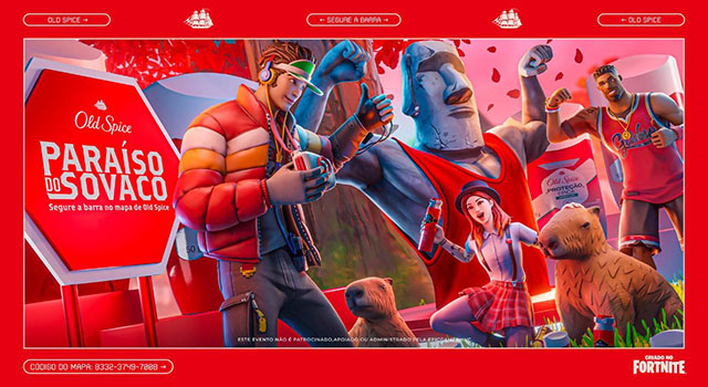 Old Spice amplia participação no universo de Fortnite