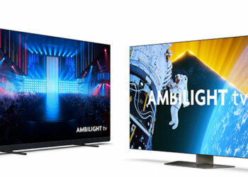 Philips mostra linha global de TVs Ambilight 2024