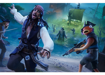 Piratas do Caribe atracam no BR do Fortnite com “Águas Amaldiçoadas”