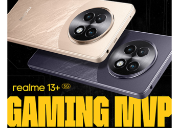 realme 13+ 5G chega ao Brasil este mês
