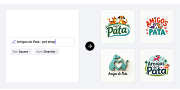 Crie logotipos com tecnologia de IA