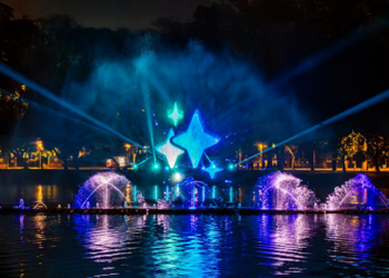 Nova geração do Galaxy AI chega com show de luzes no Ibirapuera