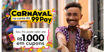 Campanha de Carnaval da 99Pay dá prêmios para usuários