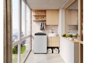 Conheça a LG Top Load com AI Wash e TurboDrum