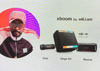 Nova família LG XBOOM by will.i.am: IA e potência para diferentes usos