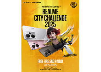 realme City Challenge transforma loja em arena gamer