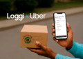 Entregas nacionais pelo app da Uber com operação da Loggi