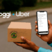 Entregas nacionais pelo app da Uber com operação da Loggi