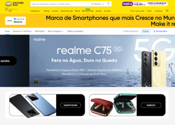 Realme lança loja oficial e produtos exclusivos no Mercado Livre