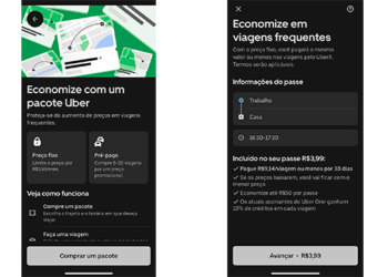 Uber lança Preço Fixo e Pré-Pago para viagens com mais previsibilidade