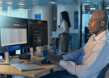 HP foca no trabalho híbrido com novos monitores e estação de IA