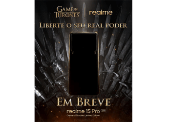 realme Lança o 15 Pro Game of Thrones: Liberte o Poder do Dragão