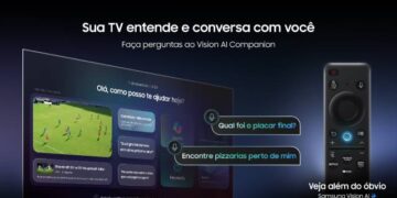 Samsung integra Perplexity às TVs Vision AI no Brasil