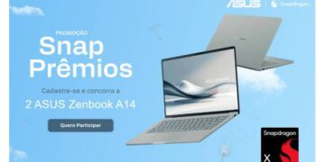 ASUS e Snapdragon lançam promoção com sorteio do Zenbook A14