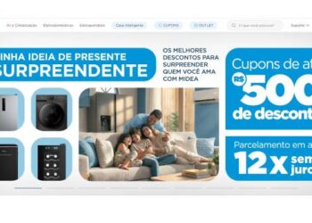 Midea traz cupons de até R$ 500 para o Dia das Mães