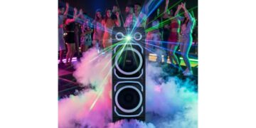 Philco lança caixa acústica com efeito de fumaça