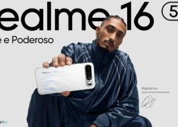 realme 16 5G chega ao país com bateria de 6.550 mAh