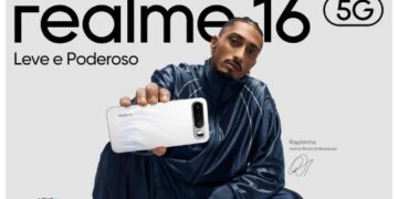 realme 16 5G chega ao país com bateria de 6.550 mAh