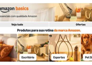 Amazon Basics chega ao Brasil com foco em custo-benefício